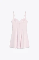 SWEETHEART NECKLINE MINI DRESS