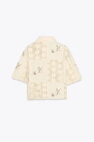 CHEMISE BRODERIES CROCHET