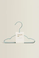 PACK OF RUBBERIZED BABY HANGERS (PACK 6)