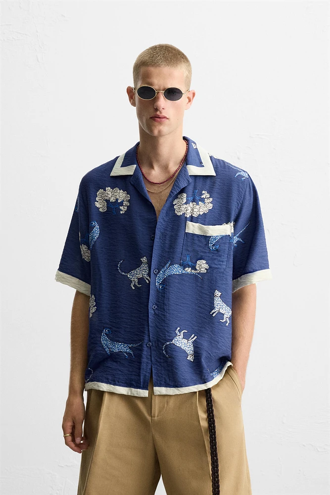 CHEMISE À IMPRIMÉ ANIMAUX
