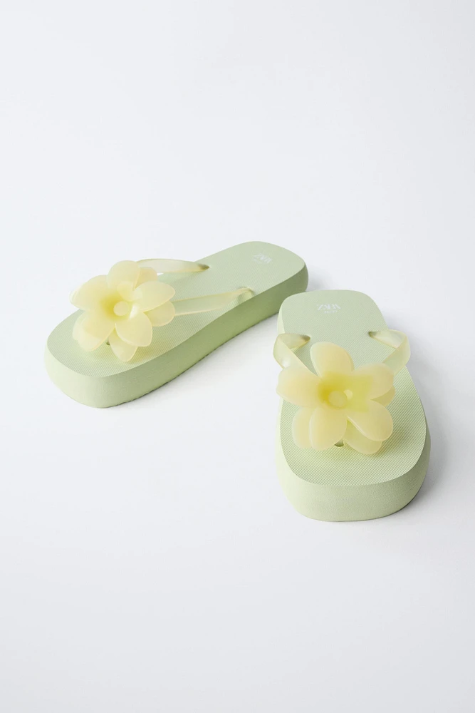 3D FLOWER POOL SLIDES