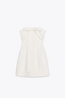 ROBE BUSTIER À LACET