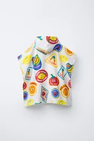 PONCHO SERVIETTE FRUITS