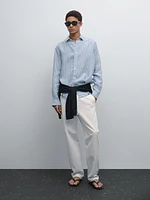 Chemise à rayures regular fit