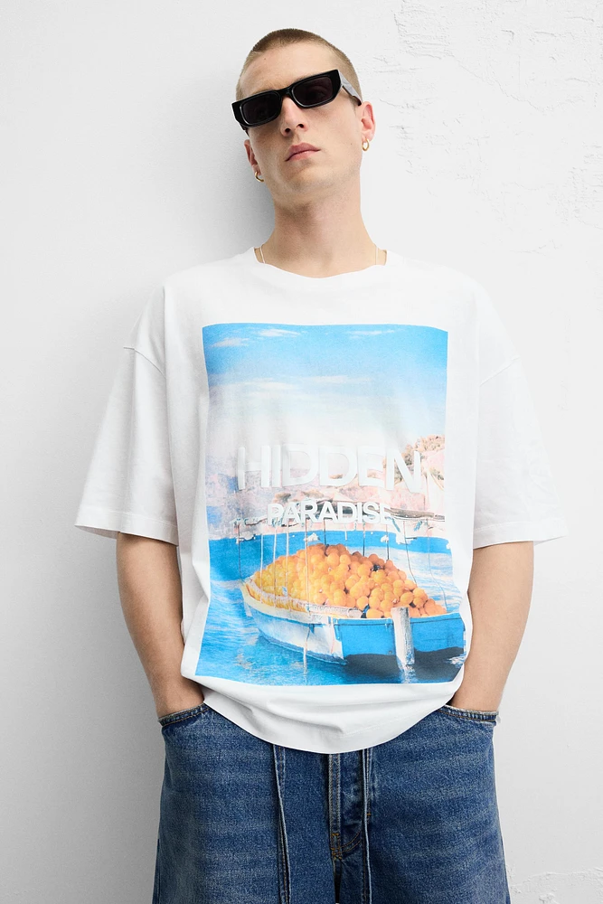 PHOTOGRAPHIC PRINT T-SHIRT