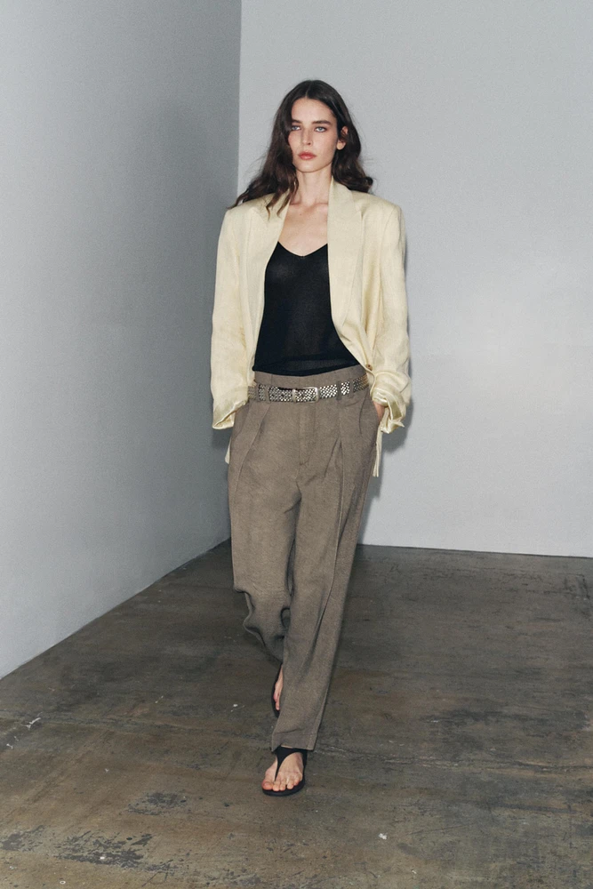 ZW COLLECTION PLEATED PANTS