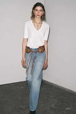 T-SHIRT COL EN V
