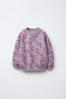 FLORAL SWEATSHIRT