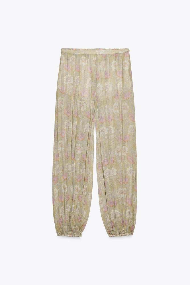 ZW COLLECTION PRINTED BALLOON PANTS