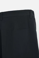 PANTALON COUPE DÉCONTRACTÉE À PLIS