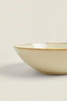 STONEWARE SALAD BOWL