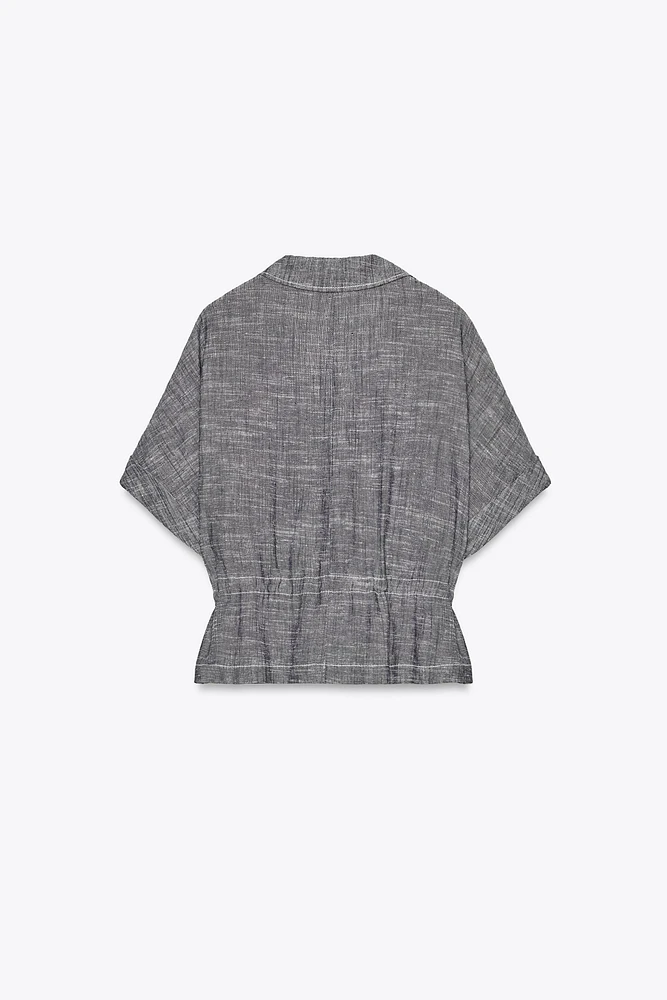 CHEMISE SAFARI AVEC LIN