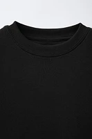 SLEEVELESS RIBBED T-SHIRT