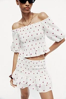 TOP À IMPRIMÉ FLORAL