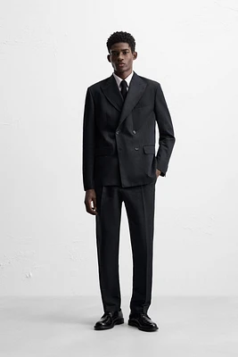 LINEN - COTTON HERRINGBONE SUIT BLAZER