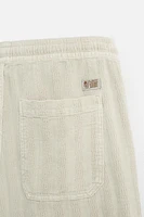 BERMUDA JACQUARD RAYURES