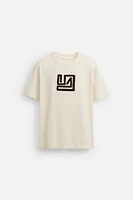T-SHIRT BRODÉ CONTRASTE