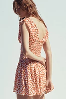 SHORT PRINTED DRESS