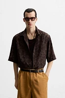 CHEMISE FLUIDE EN JACQUARD