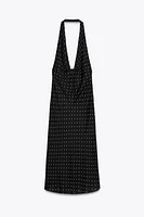 ZW COLLECTION HALTER POLKA DOT DRESS
