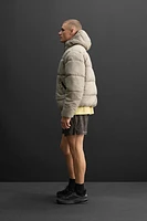 HOODED QUILTED JACKET