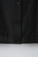 WRINKLED EFFECT SHIRT