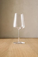 VERRE À VIN CRISTALLIN FORME CONIQUE