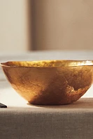 GOLDEN GLASS BOWL