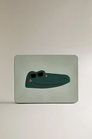 BOÎTE DE RANGEMENT MÉTAL CROCODILE