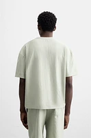 RELAXED FIT STRUCTURED T-SHIRT