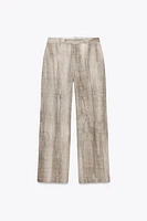 PANTALON BALLON TIE DYE 100 % LIN ZW COLLECTION