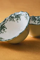 BOL APÉRITIF FAÏENCE FLORALE