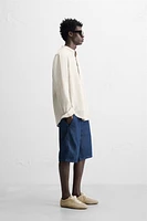 CHEMISE EN LIN ET COTON