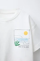 T-SHIRT IMPRIMÉ PAYSAGE