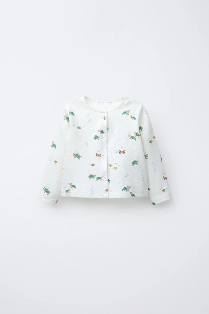 LOT BODY ET GILET POINTELLE MER