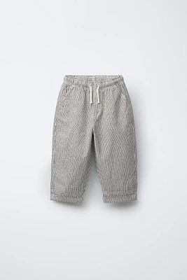 STRIPED BAGGY PANTS
