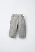 STRIPED BAGGY PANTS