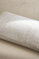 HOUSSE DE COUSSIN BRODERIES