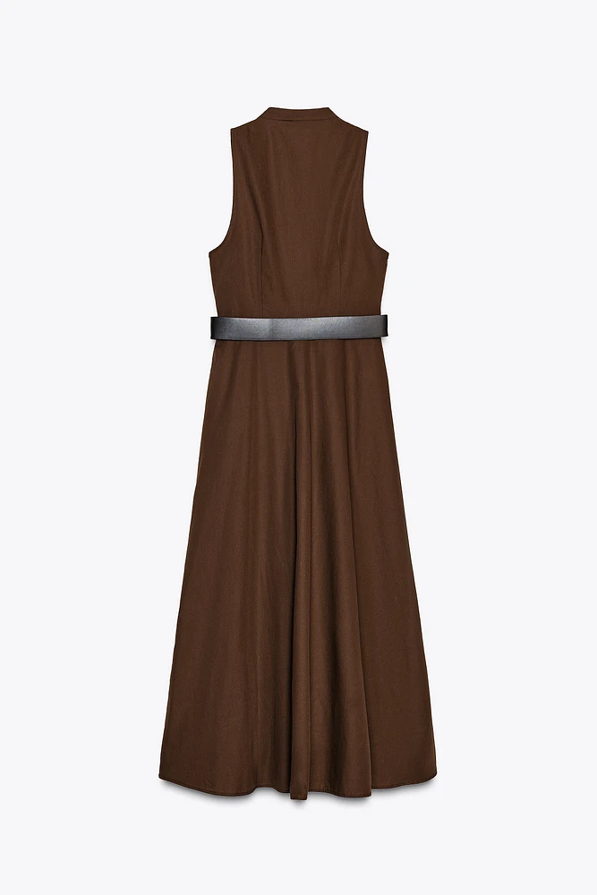 ROBE MIDI CEINTURE