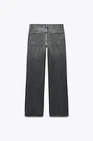 TRF LOW-RISE WIDE LEG JEANS