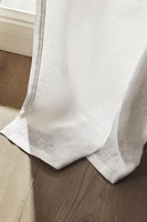 MEDIUM OPACITY DOUBLE-WIDE LINEN CURTAIN