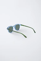 LUNETTES DE SOLEIL MONTURE TRANSPARENTE
