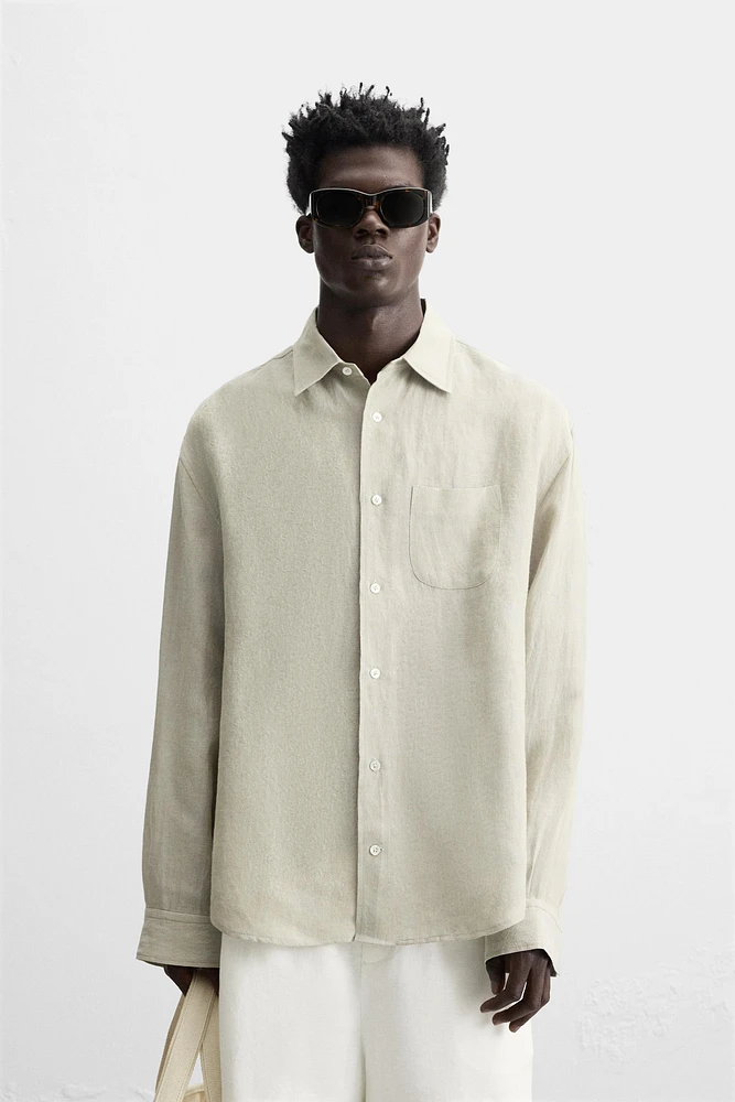 100% HEMP CONTRAST SHIRT