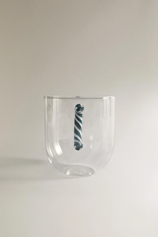TASSE BOROSILICATE ANSE SPIRALE