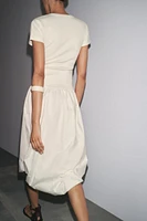 BALLOON COMBINATION DRESS
