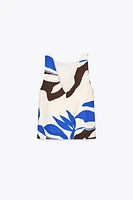 TOP FANTAISIE IMPRIMÉ FLORAL
