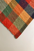 CHECK COARSE COTTON TABLECLOTH