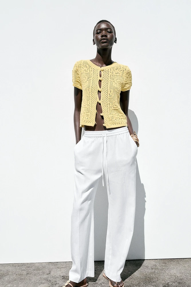 CROCHET KNIT TOP
