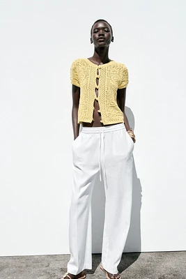 CROCHET KNIT TOP