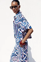 PRINTED SHORT SHIRT
